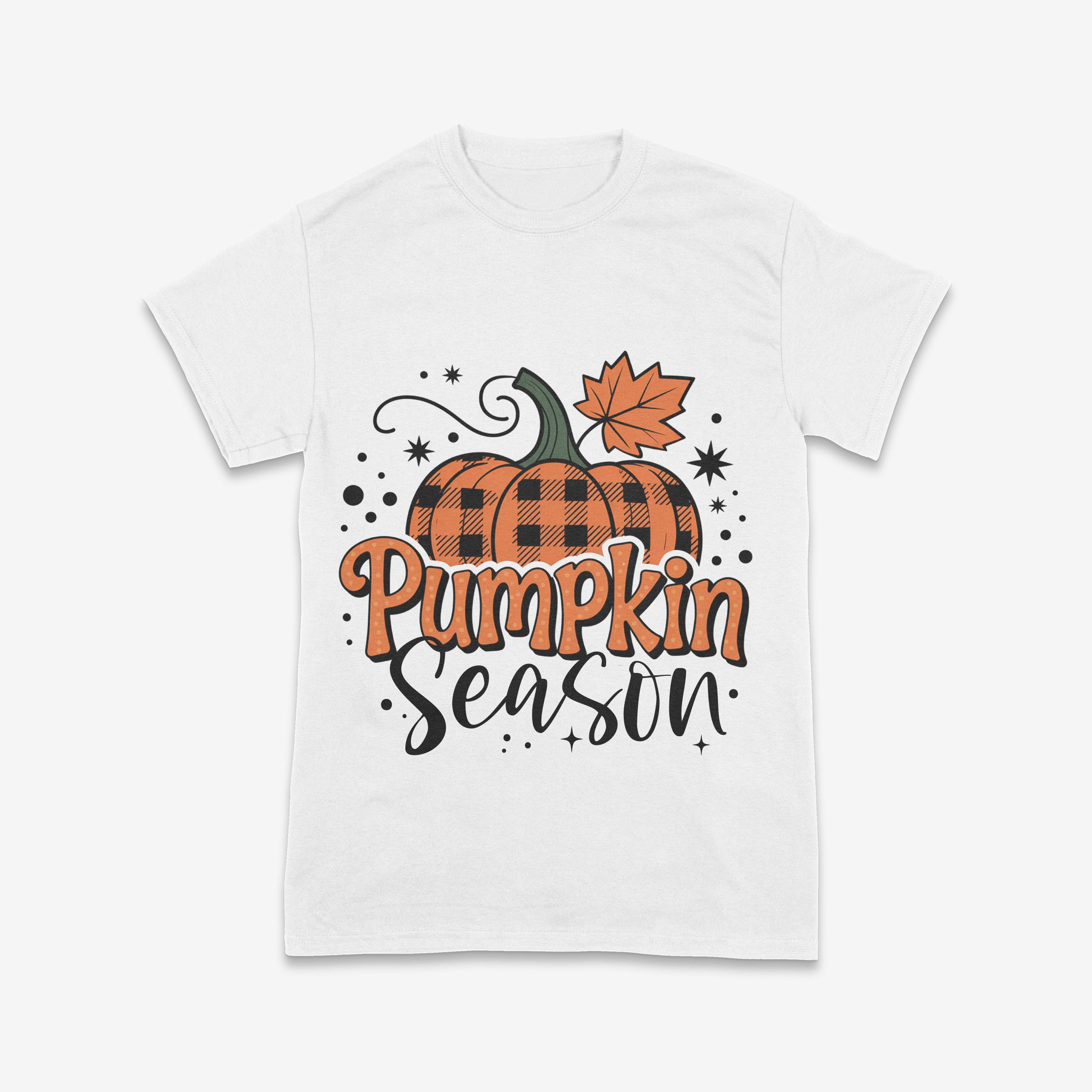 Buffalo Plaid Pumpkin Vibes Tee