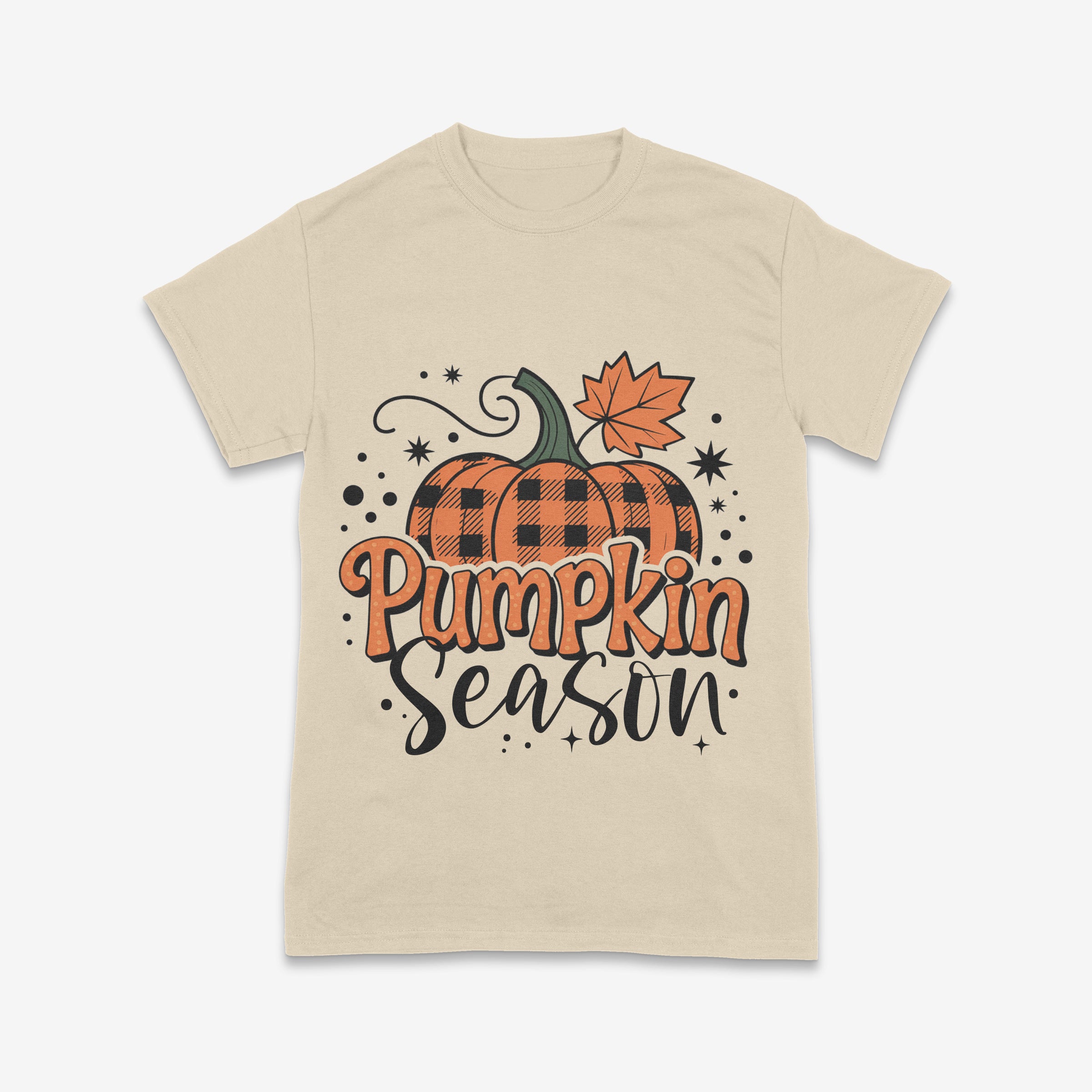 Buffalo Plaid Pumpkin Vibes Tee