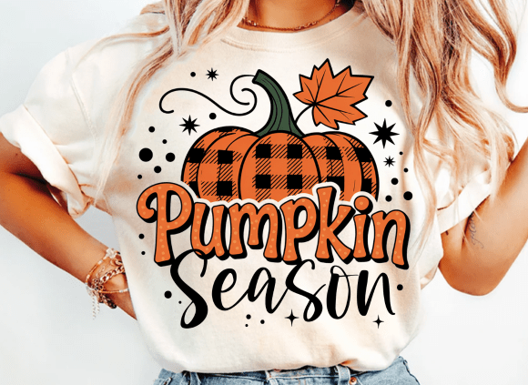 Buffalo Plaid Pumpkin Vibes Tee