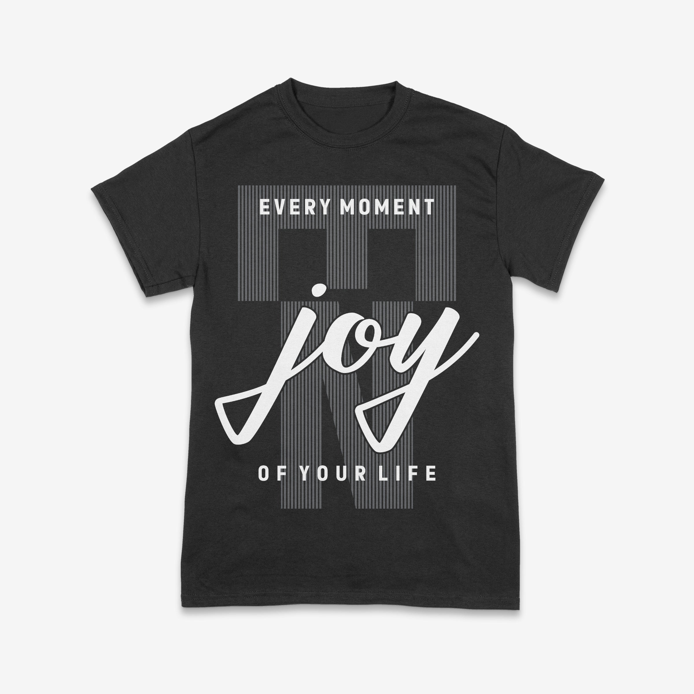 Joyful Living Typography T-Shirt
