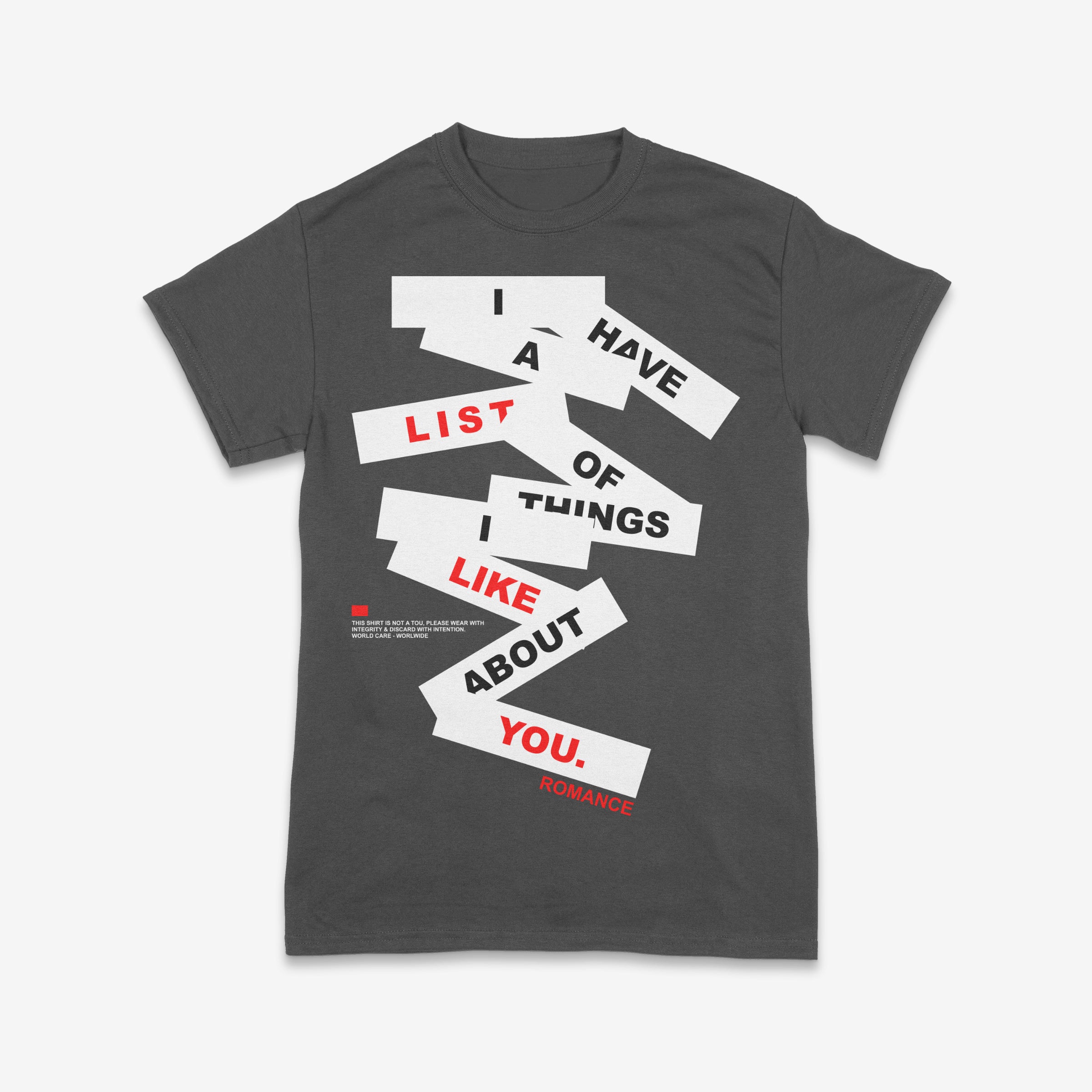 I Have a List of Things I Like About You