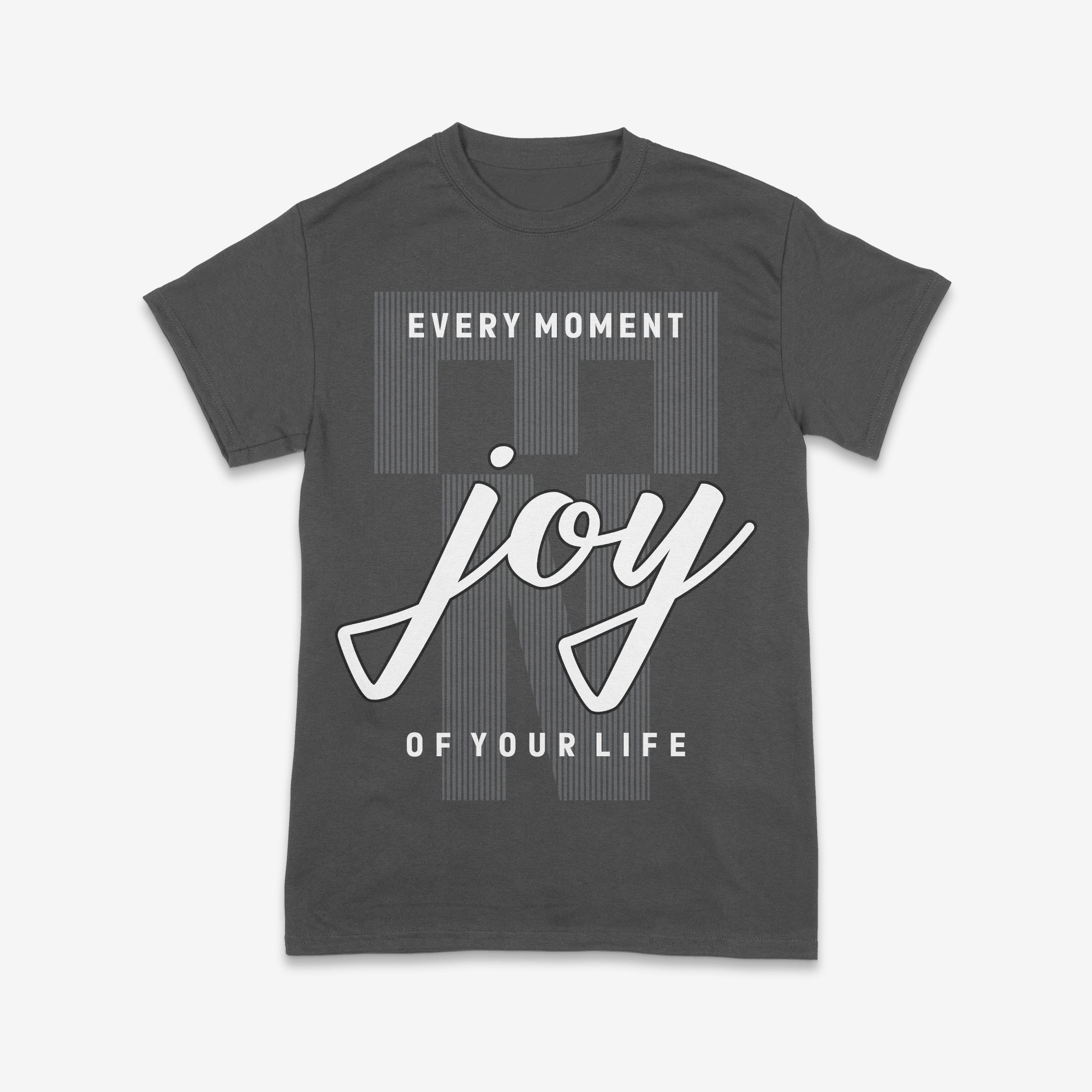 Joyful Living Typography T-Shirt
