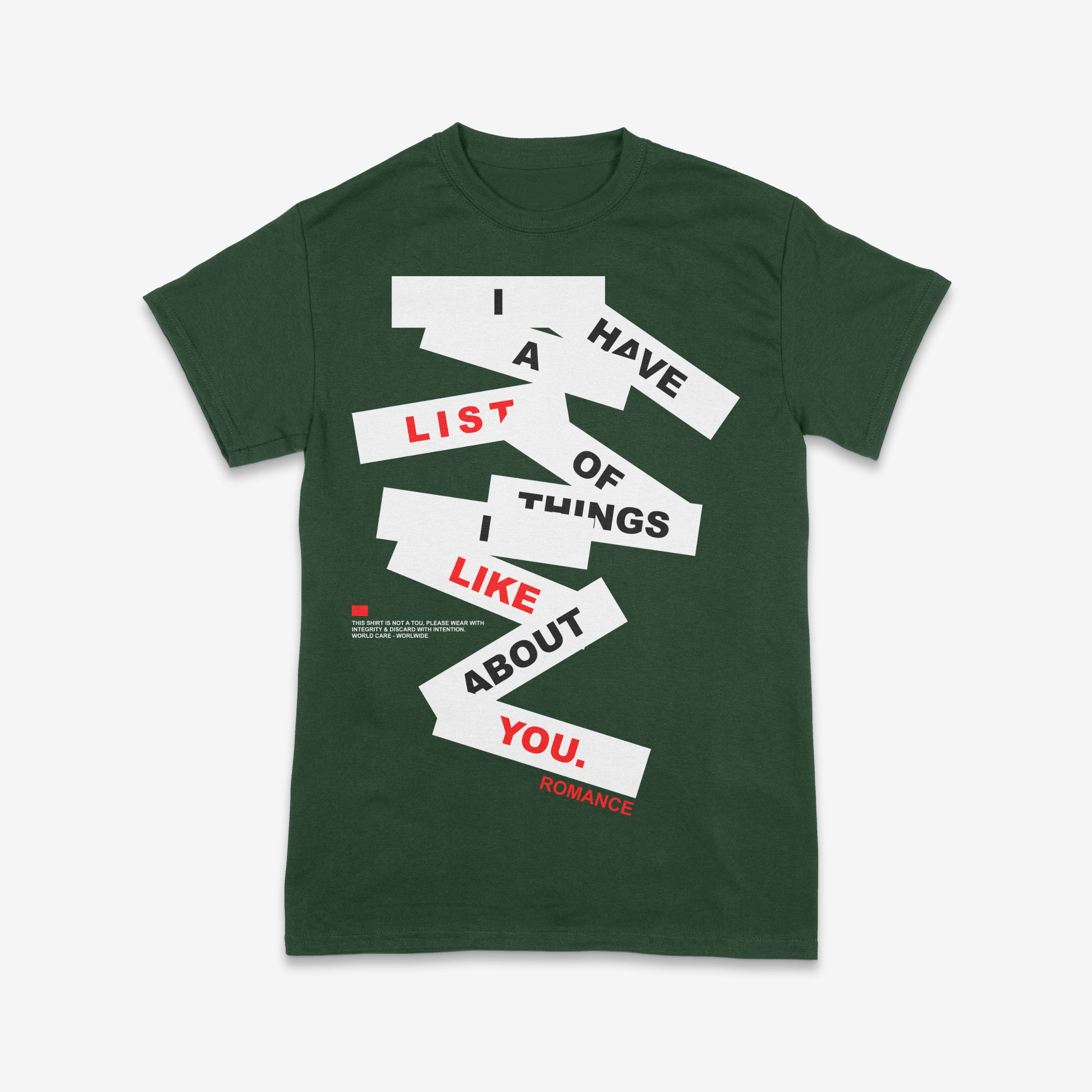 I Have a List of Things I Like About You