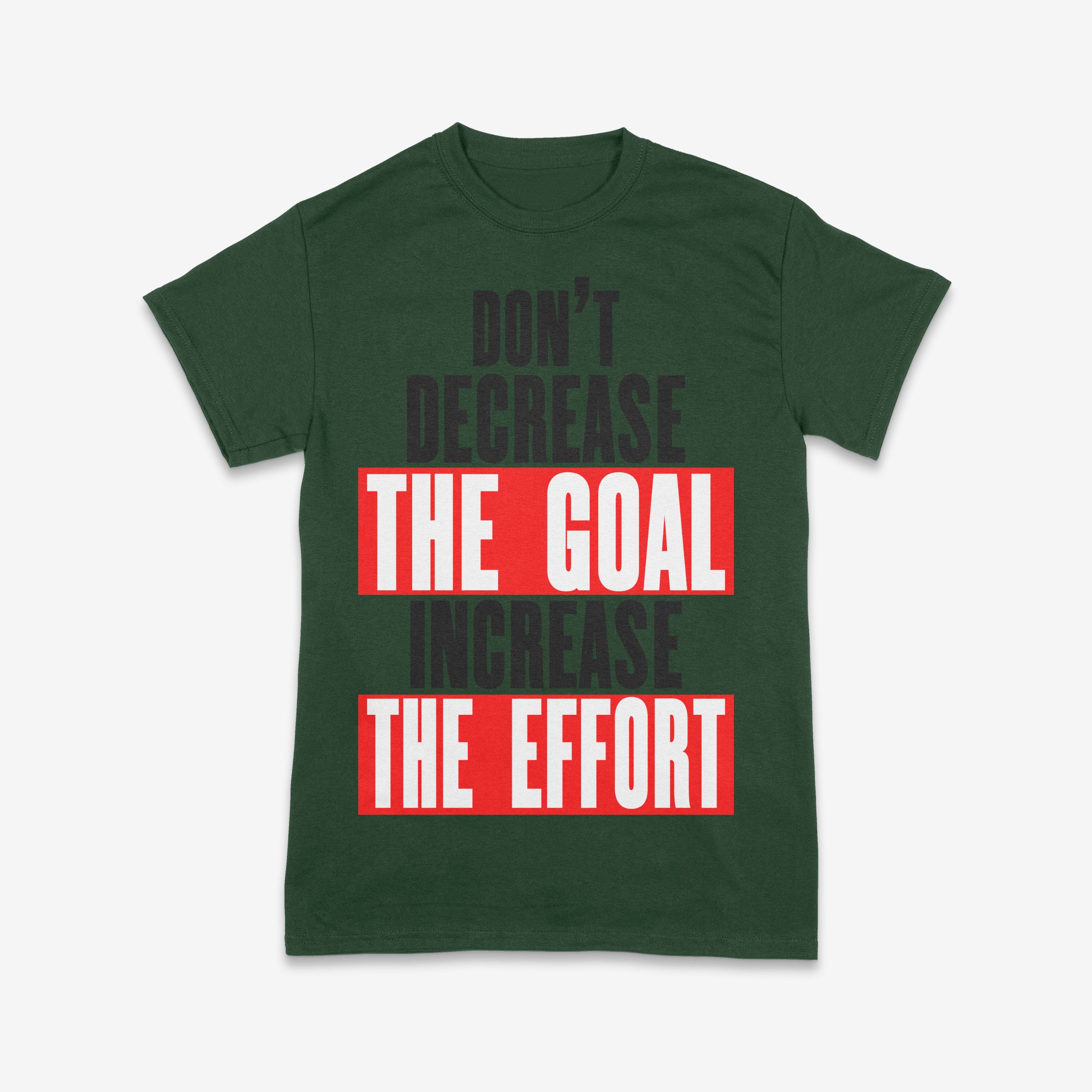 The Goal is Nothing Without the Effort