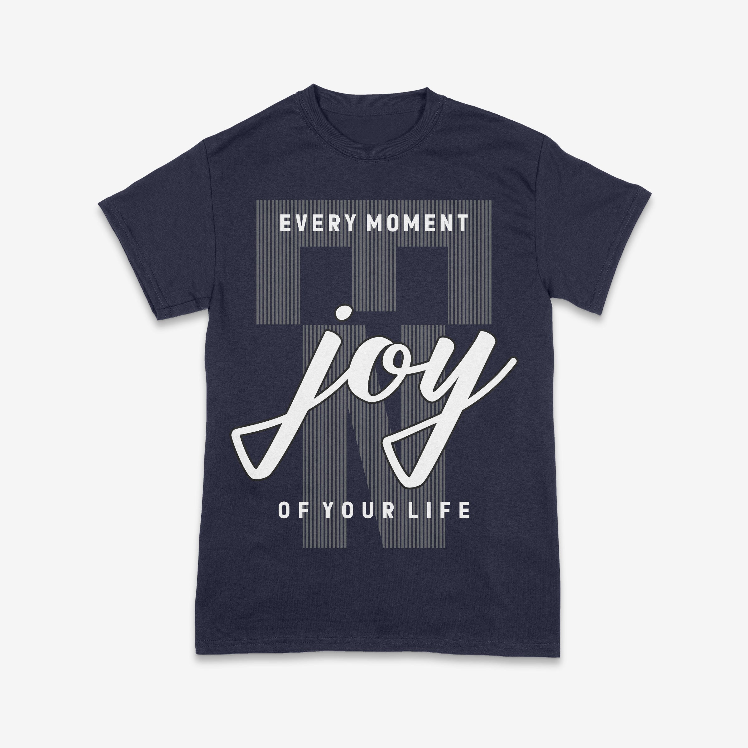 Joyful Living Typography T-Shirt