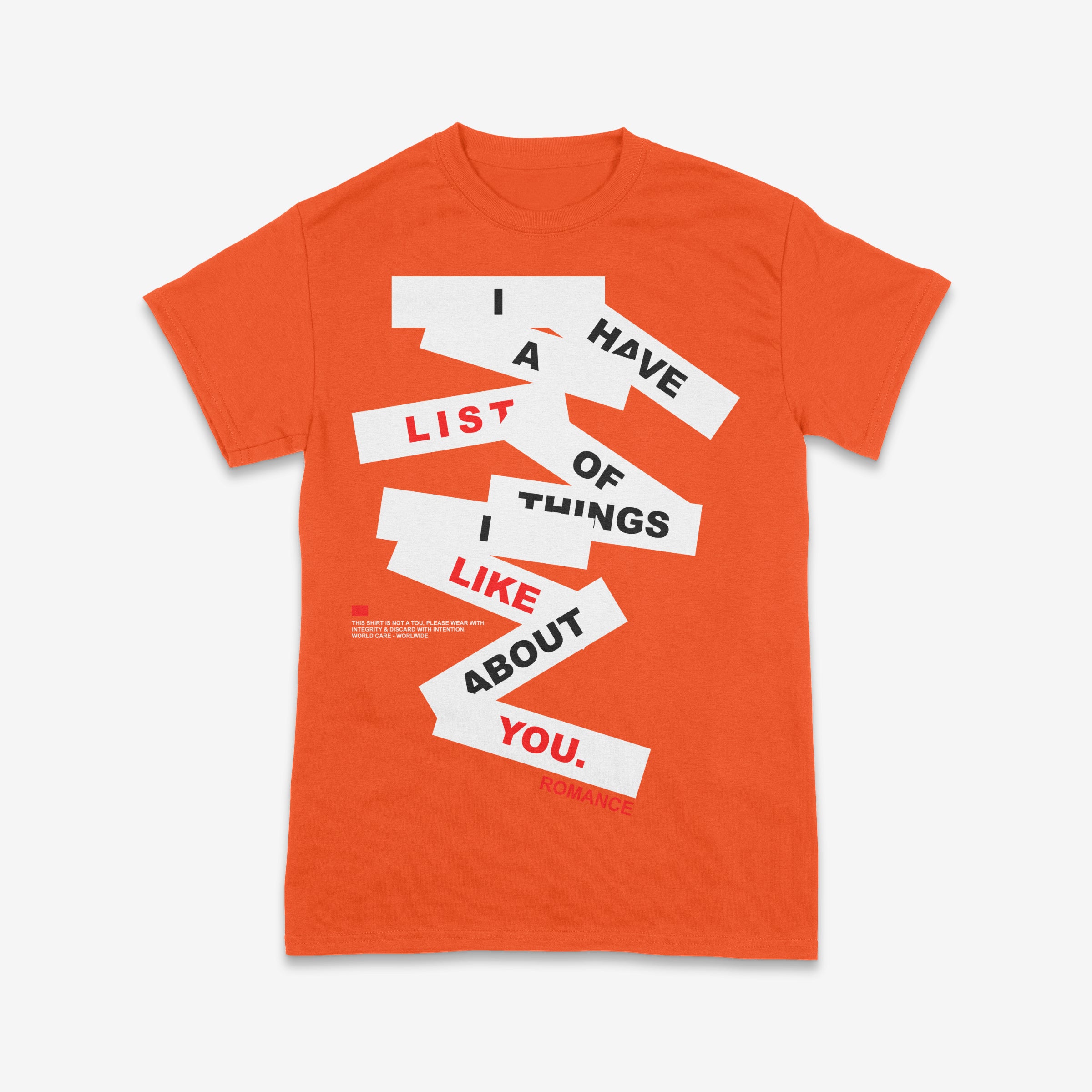 I Have a List of Things I Like About You