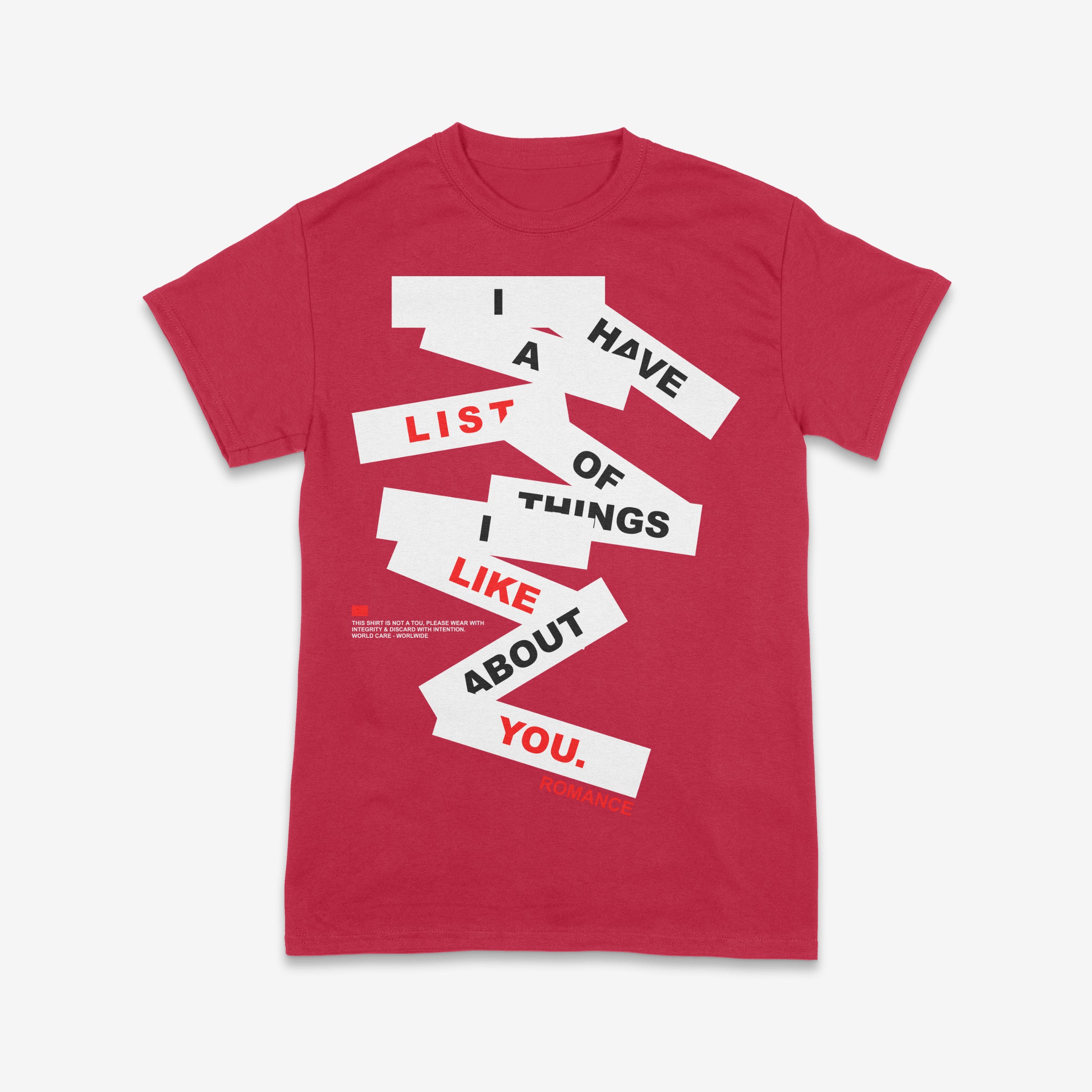 I Have a List of Things I Like About You