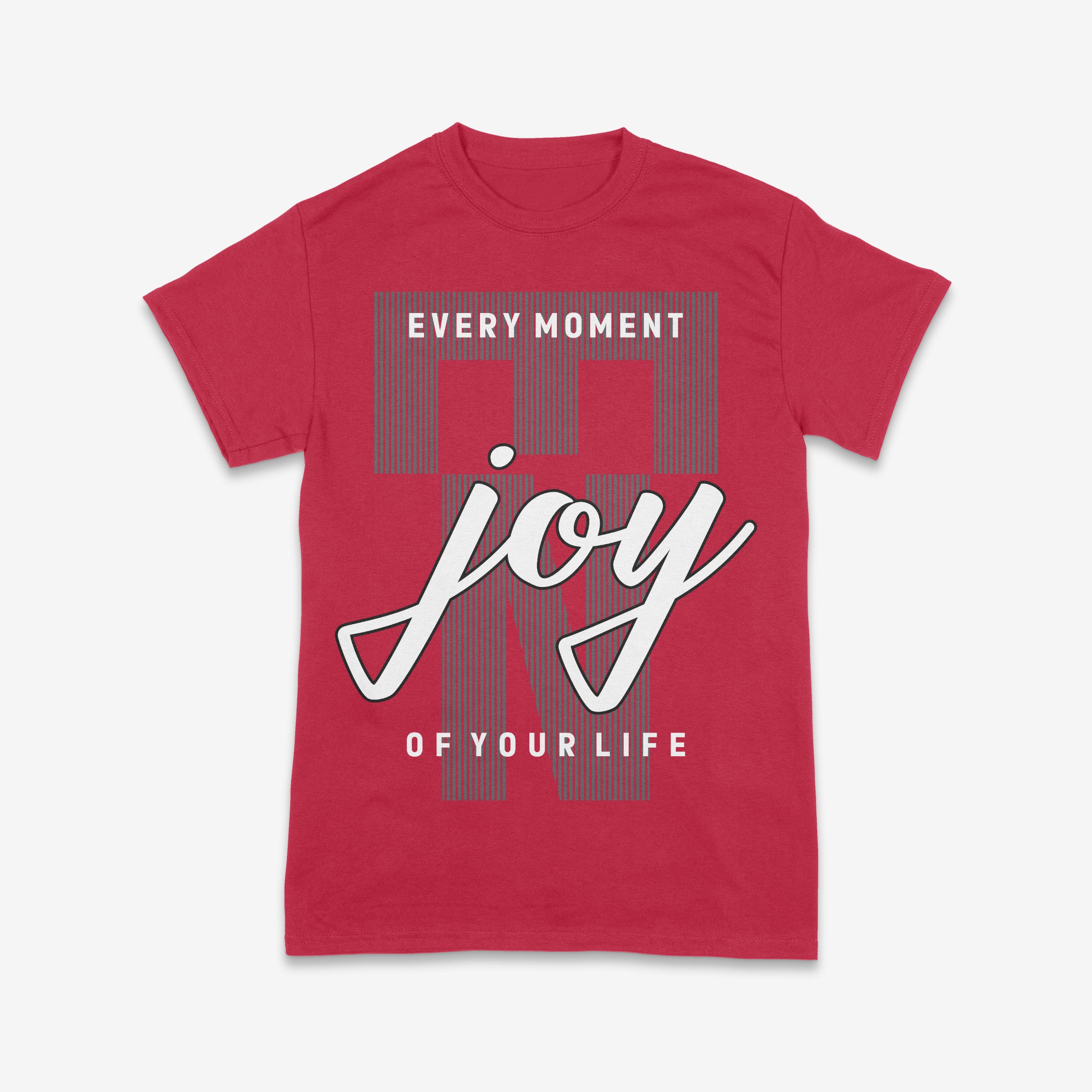 Joyful Living Typography T-Shirt
